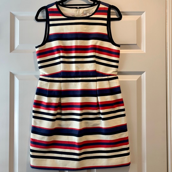 J. Crew Striped Dress - Picture 1 of 2